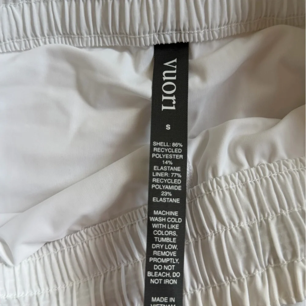 Vuori White Drawstring Midi Skirt - Picture 3 of 5